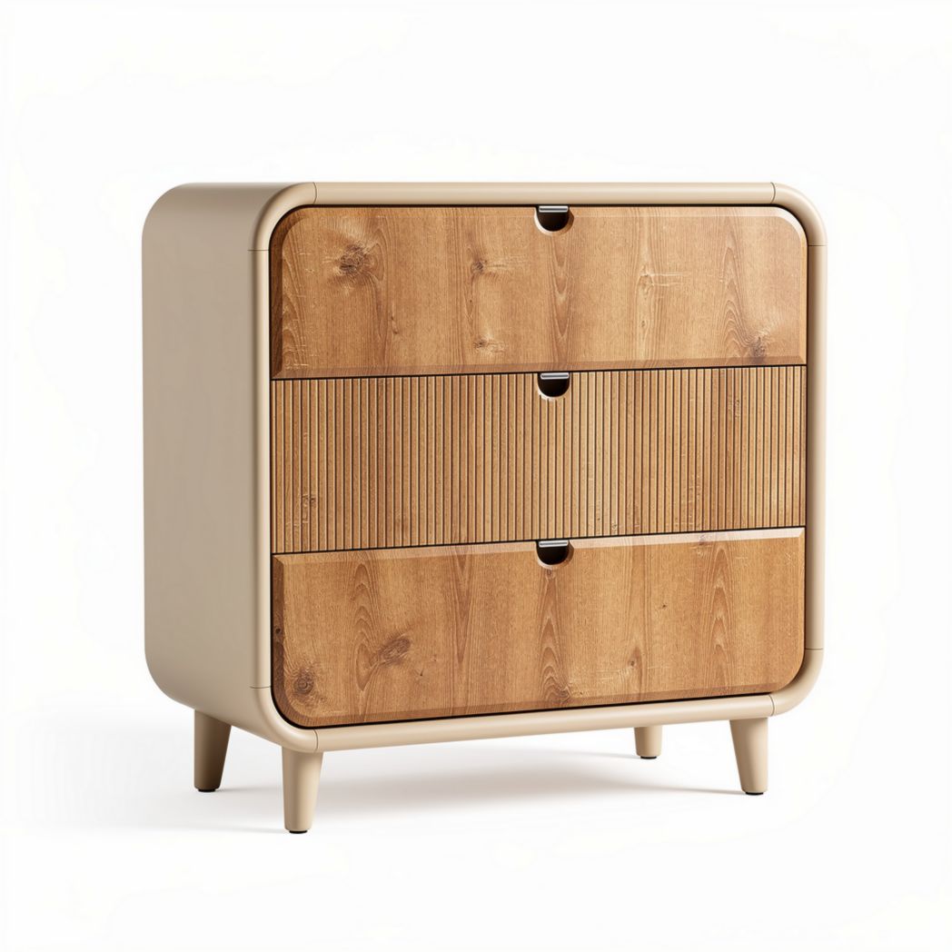Wooden chest of drawers for storage - 60 x 40 x 80cm