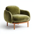 Fabric upholstered armchair for living room use - 80 x 70 x 80cm