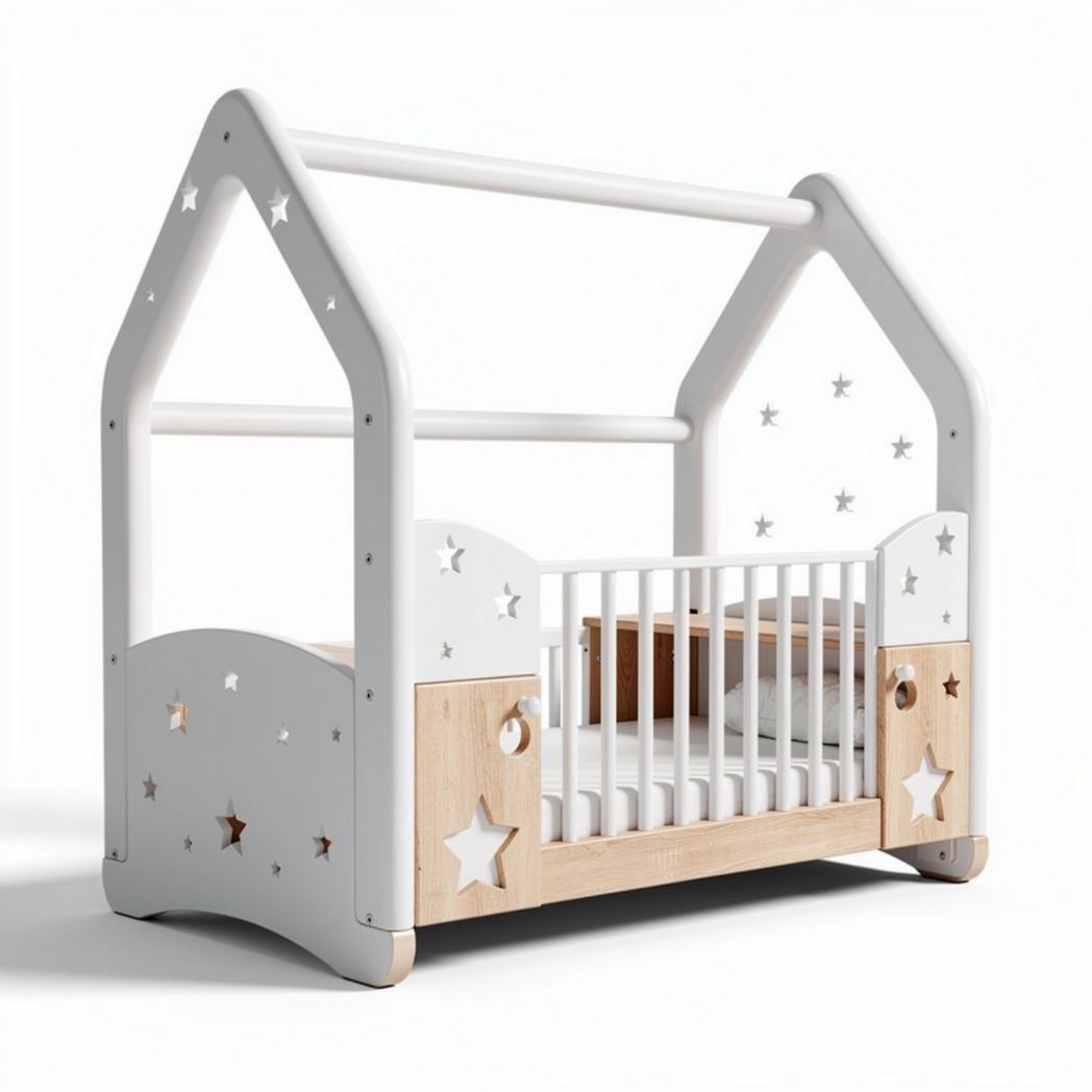 Wooden playhouse for children - 120 x 60 x 90cm